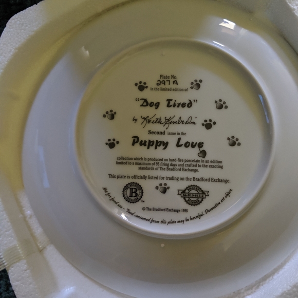 Puppy love plate - Picture 3 of 3